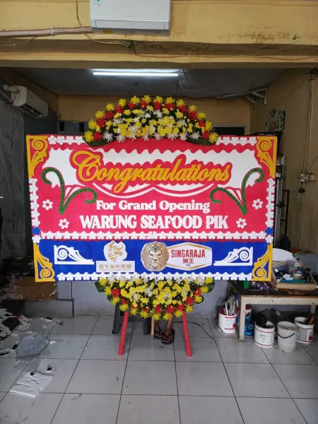 Papan Bunga Ucapan Selamat Pinangsari Ciasem